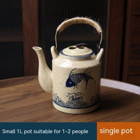 Retro Household Large Tea Set Ceramic Pot