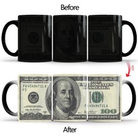 Creative Banknote Color Changing Mug Ceramic