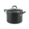 Tramontina 8 Qt Style Gray Non Stick Covered Stock Pot