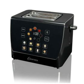 Inspirex Two Slice Touchscreen Lever Toaster, Black, XTOSMC2BK