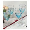 Swirl Plastic Wine Glasses Set of 4 (12oz), BPA Free Acrylic Wine Glass Set, Unbreakable Red Wine Glasses, White Wine Glasses