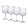 Plastic Wine Glasses Set of 4 (23oz), BPA Free Tritan Wine Glass Set, Unbreakable Red Wine Glasses, White Wine Glasses