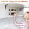 Swivel Cabinet Organizer Revolving Kitchen Rack Spice Organizer for Cabinet Condiment Holder Shelf