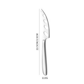 Stainless Steel Cheese Knife 4-piece Multifunctional (Option: Sharp KnifeSilver)