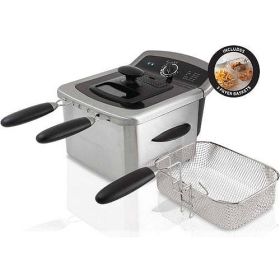 4L Deep Fryer, Stainless Steel, Electric (4L: 4L)