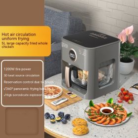 Full-automatic Large-capacity Visual Panoramic Air Fryer (Option: Touch model-AU)